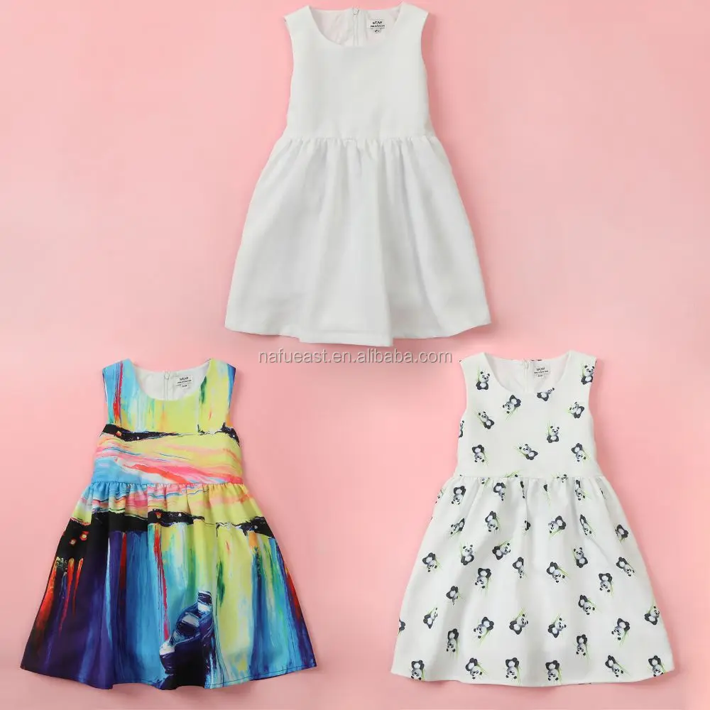 

2015-2016 hot sale overall print girl dress, No minimums required!