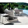 Custom made modern garden set china aluminum leisure luxury outdoor garden furniture