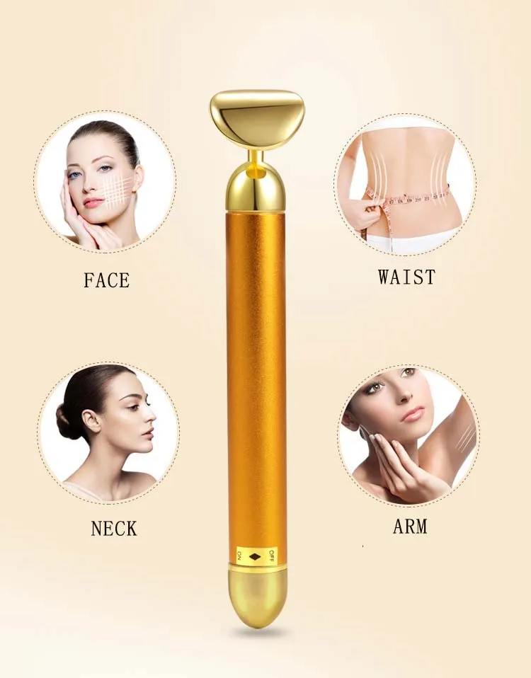 
Newest Skin Tighten Massage Roller For Face Vibration Beauty Bar 