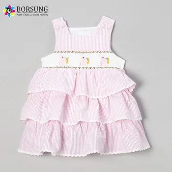 baby girl easter smocked dress