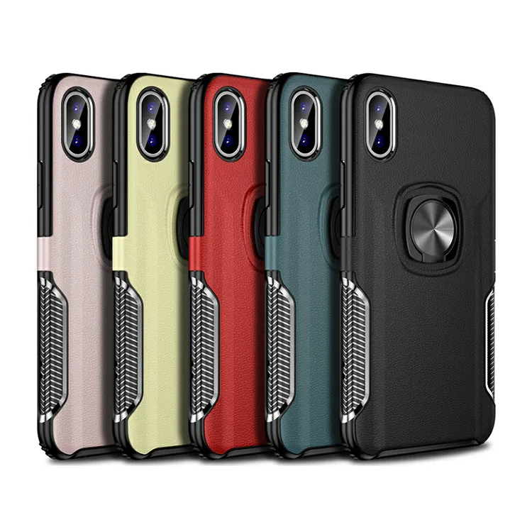 

Shock-proof Magnetic Ring Cover For Iphone Holder Case With Ring, Multi-color, can be customized