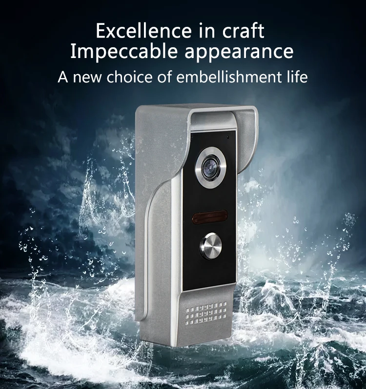 4.3inch video door phone handset/handfree intercom 2 way intercom system for hot selling