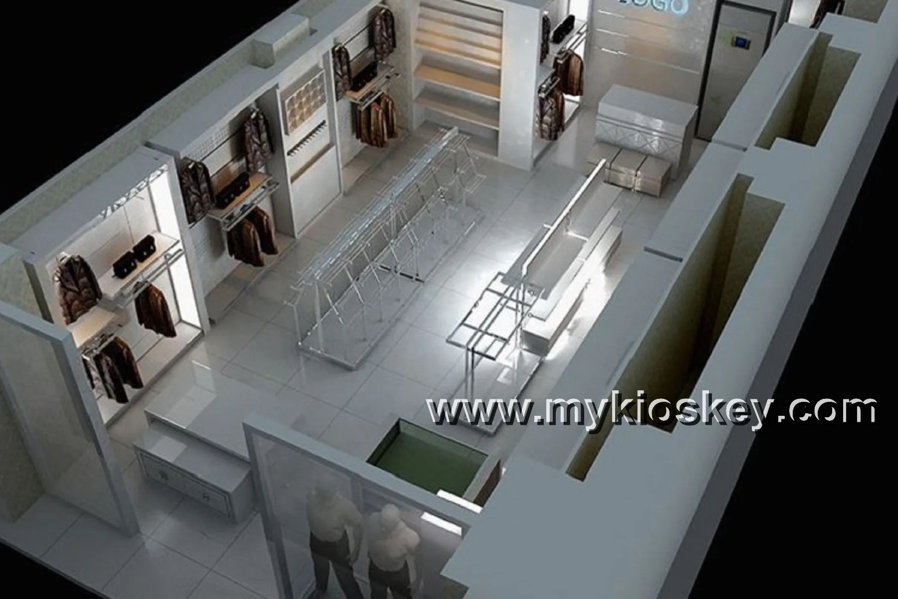 Garment Display Shop Interior Decoration Furniture Design Buy Garment