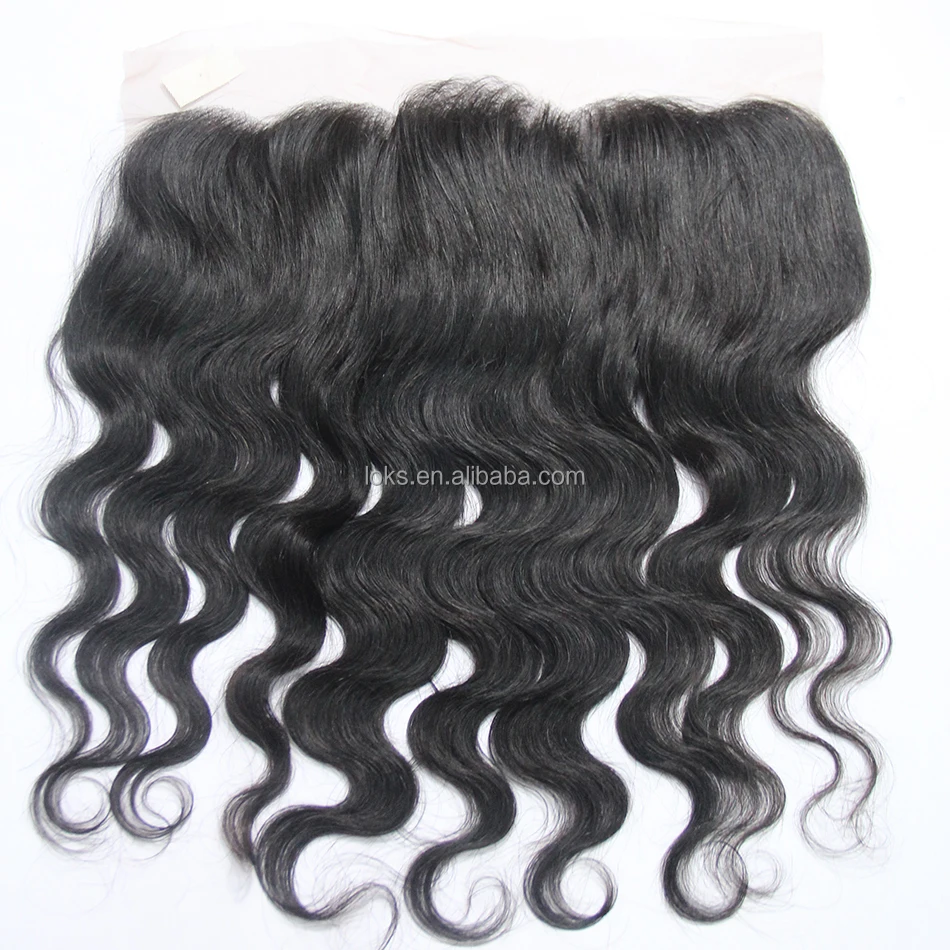 

raw indian cuticle aligned frontal sample body wave transparent 13x6 lace frontal, Natural black