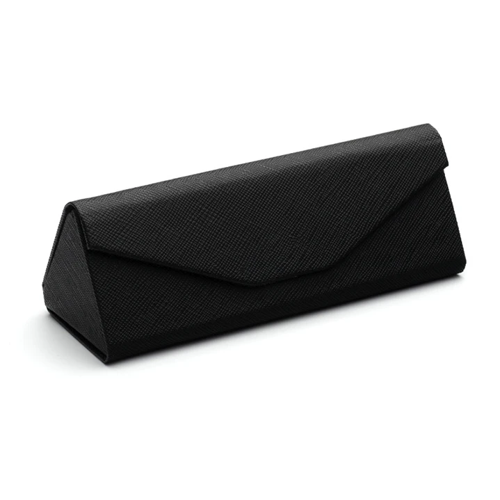 

Custom Logo Folding Reading Case Eyeglass Sun Glasses Case Folding Eye Glasses Case