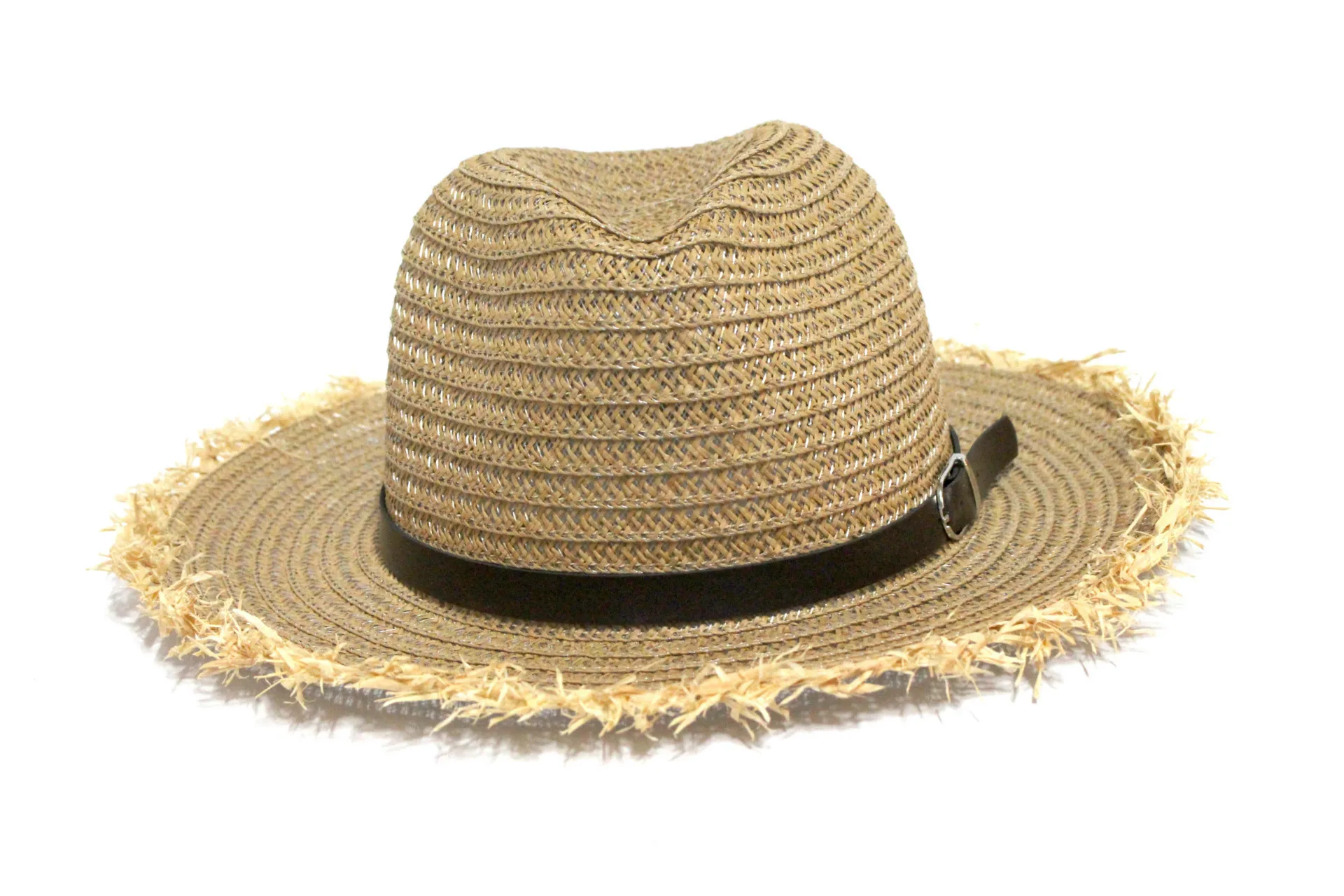 高品质的夏季男士宽边草帽