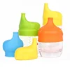 New Born Baby Gift Sets Silicone Sippy Cup Straw Lids Mason Jar Kids Cup Drink Lid