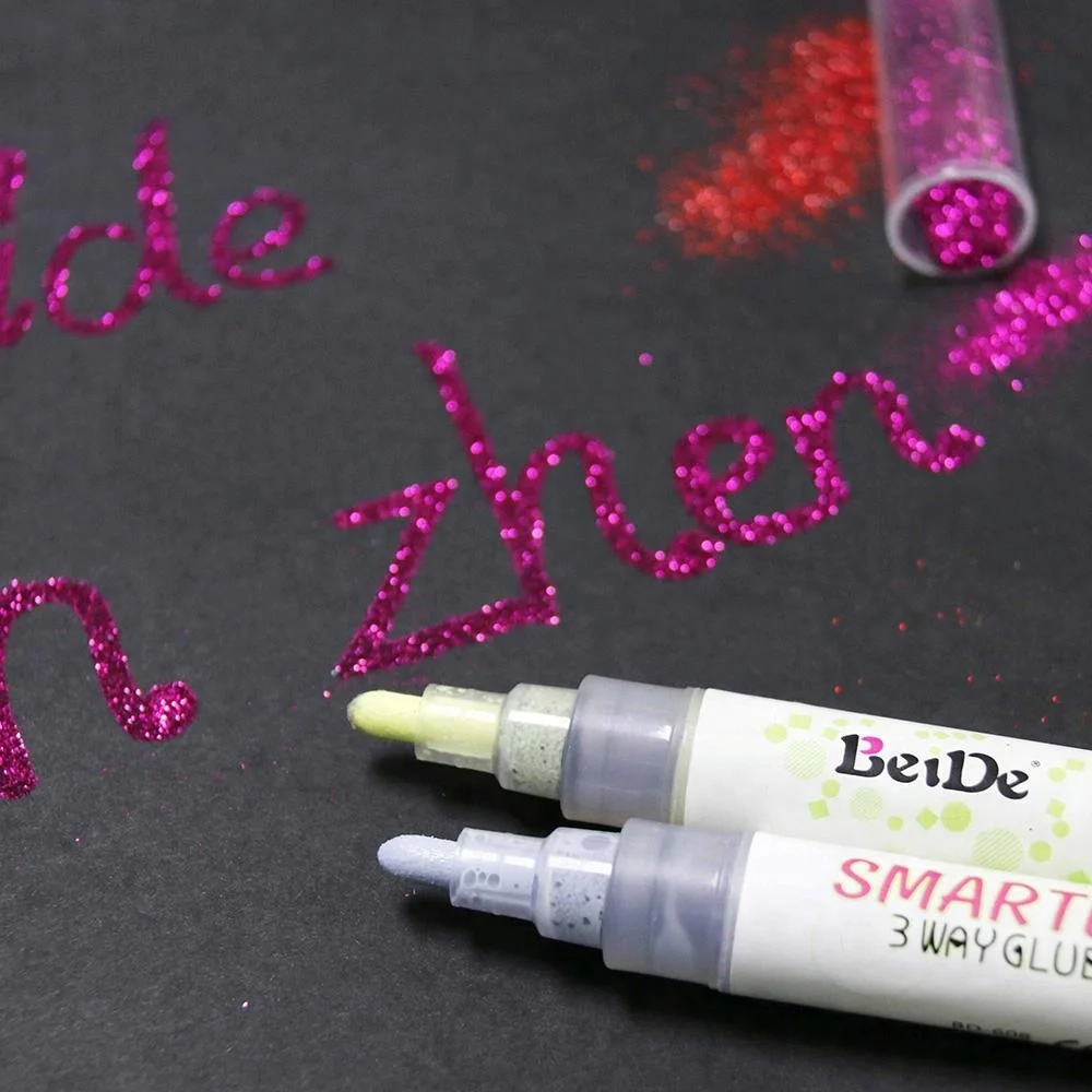
Low price DIY painting glitter glue for decoration 