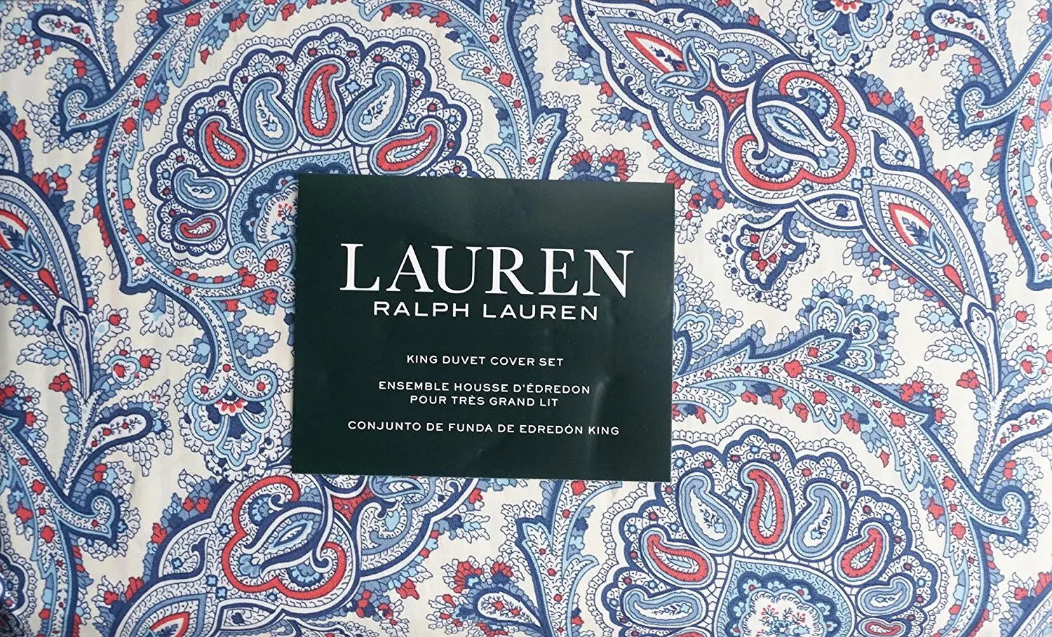 Buy Lauren Ralph Lauren Bedding 3 Piece King Duvet Cover Set