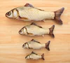 Natural Catnip Filled Interactive Cat Fish Toy Wholesale Cute Stuffed Soft Plush Fish