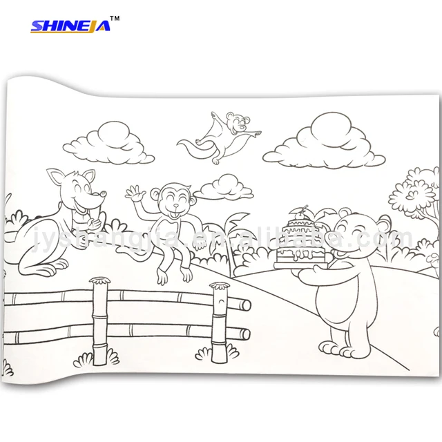 Children Drawing Paper Sticky Notes Banner Roll For Children Gifts
