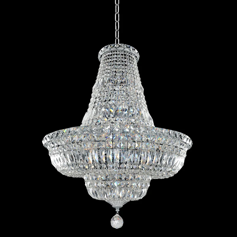 Silver Finish Studio Lighting Restaurant Pendant Lighting Incandescent