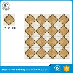 factory round wood floor medallions