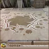 Special custom flower pattern luxury marble stone veneer sheet