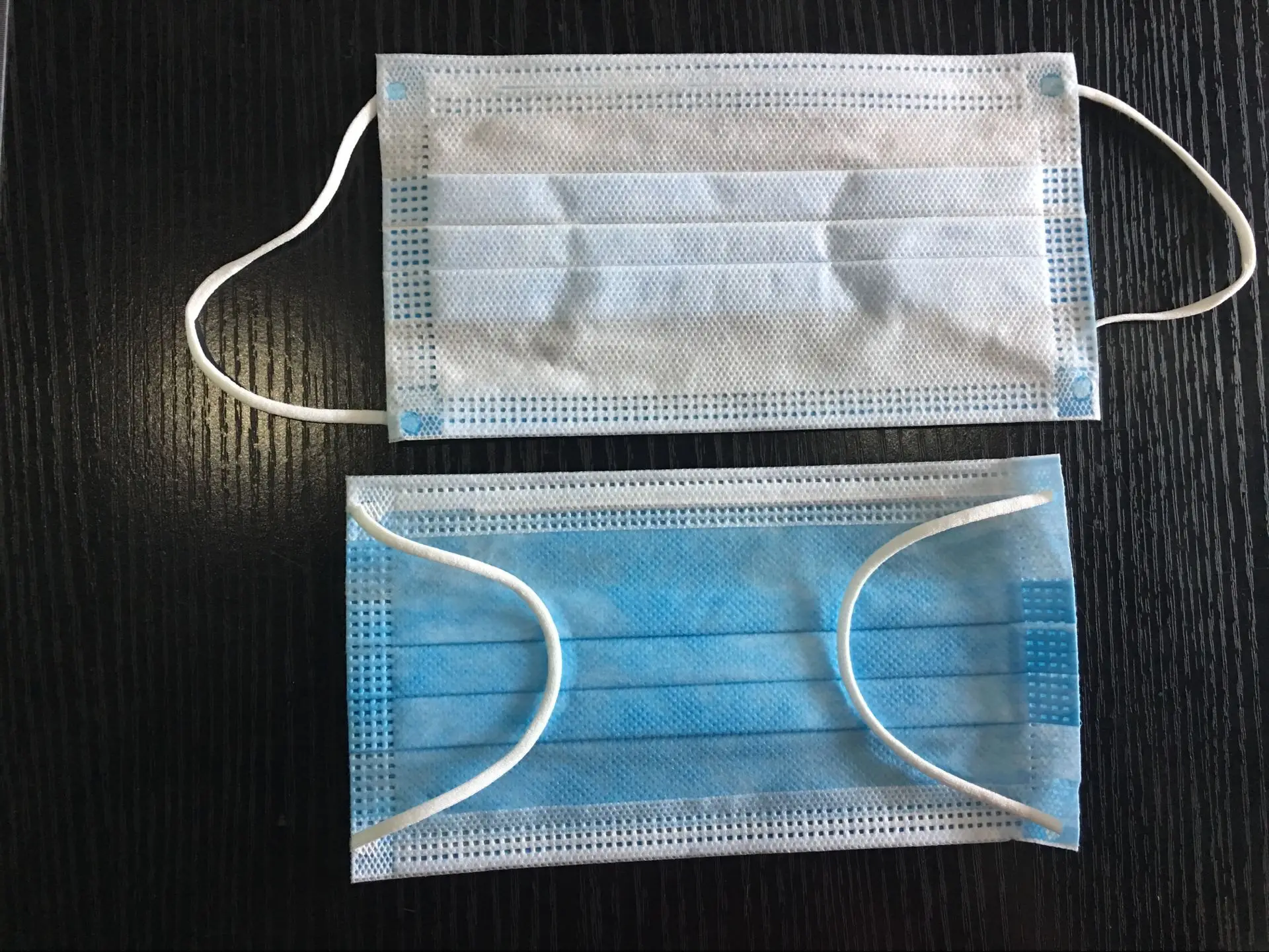 Face Mask with earloops 3 layers non sterile Non Woven Disposable Surgical