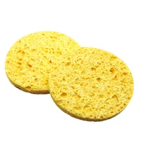 

Cheap high quality facial cleaning breathable compressed colorful makeup cellulose sponge