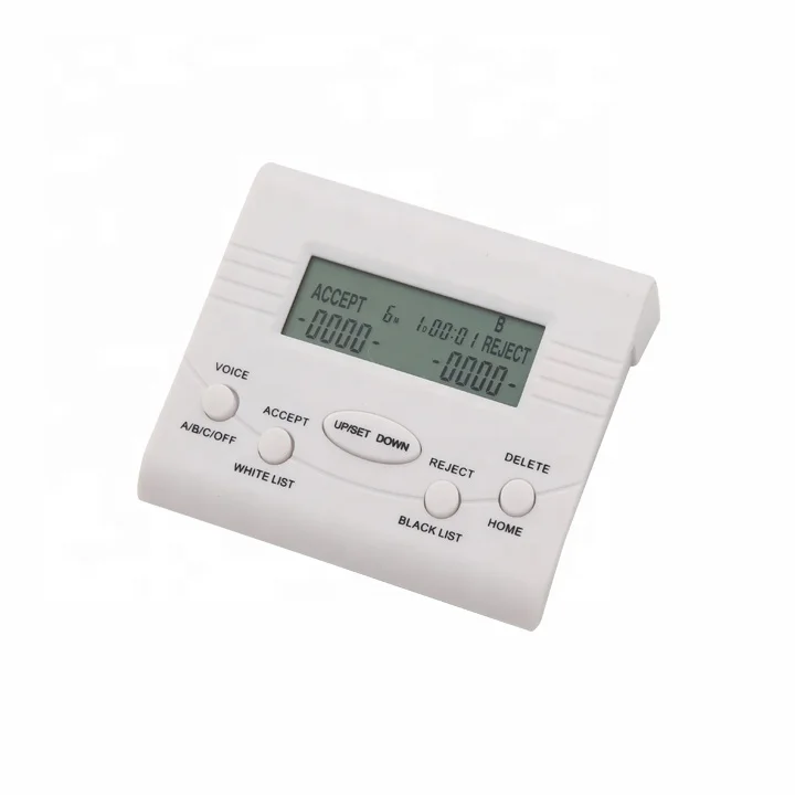 
Shenzhen 2019 Latest Technology Small LCD Display Call Blocker with White List Call Blocker Function for Office and Home Use 