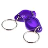 2019 Llavero Personalizado Customizable Plastic Key Chain Key Ring UV Torch Mini LED Light Lamp Keychain