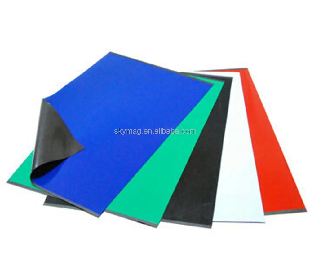 
Colorful Flexible Rubber Magnet Strip / Magnetic Sheet 