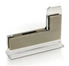 Stainless steel L type patch fitting for glass door