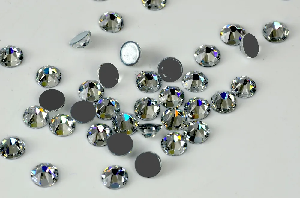 14-16 cuts diamante strass beads crystal hotfix strasssteine for garment