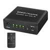 High Quality Full HD SPDIF / Toslink Digital Optical Audio 4 x 1 Switcher Extender Converter with IR Remote Controller