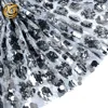 Small MOQ ready goods multicolor optional embroidered sequin fabric silver for dresses