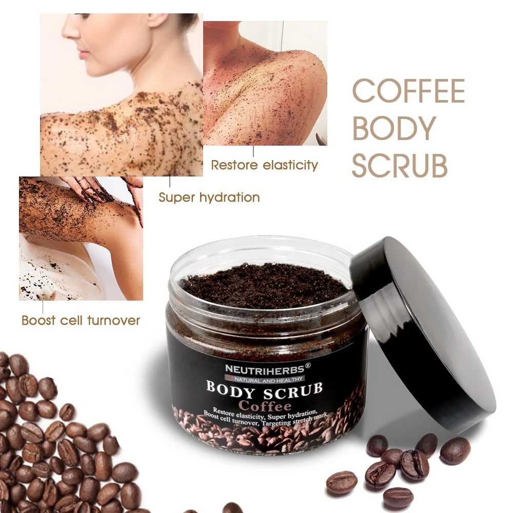 

Beauty Best Arabica Exfoliating Anti Cellulite Sugar Body Scrub Exfoliator, Black