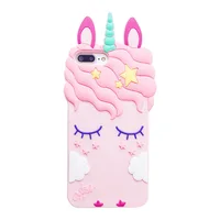 

SIKAI OEM High Quality Low Price 3D cartoon silicone phone case For IPhone Max Unicorn Phone Cover For iPhone Case Phone Case