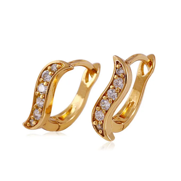 

24154 Xuping latest design and fashion gold plated earring