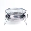 Japanese yakitori grill table top mini grill Stainless steel portable outdoor BBQ Grill for family