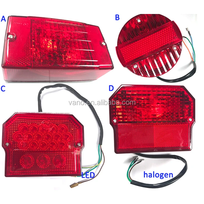 Orange Plastic Six Sided Motorcycle Indicator Turn Signal Light For SIMSON MZ ETZ TS