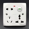 Bangladesh Series Wall Switch Socket 1 gang switch 6 pin universal socket