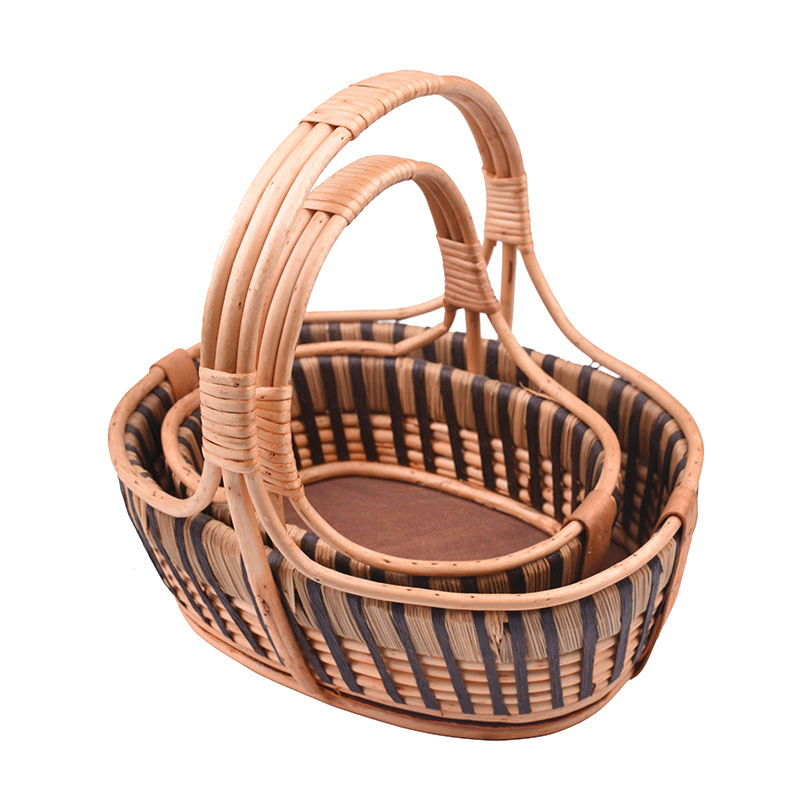 Handled Cheap Christmas Empty Gift Wicker Basket For Flowers Buy Wicker Basket,Christmas Empty