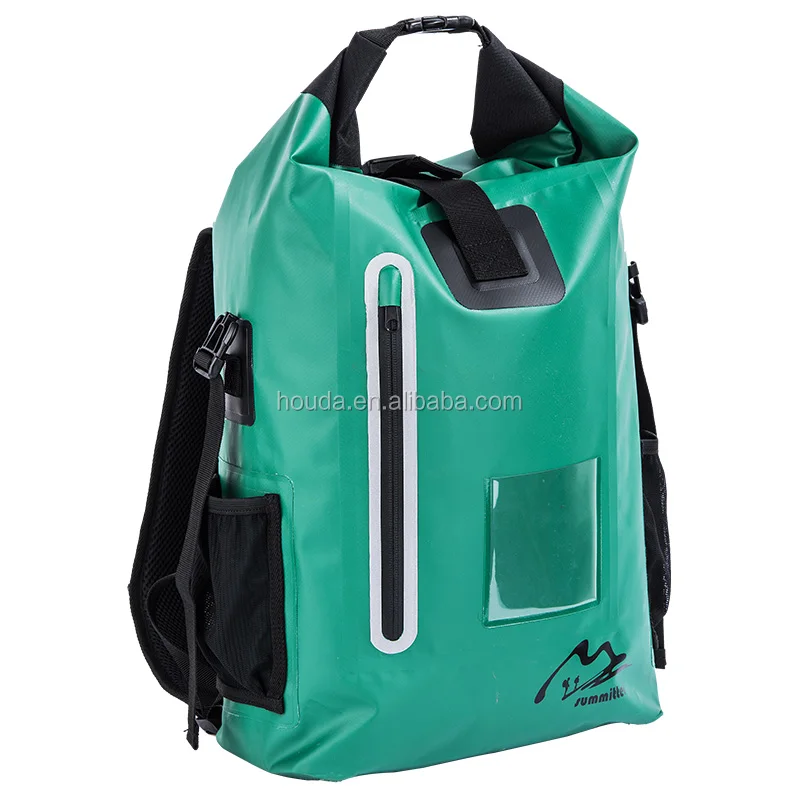 

30L Eco Friendly Waterproof Dry Bag Backpack Great All Outdoor Water Related Activities. Padded Shoulder Straps