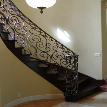 Handrail For Interior Stairs Pictures Wrought Iron Railings Buy Steel Handrails For Stairs Wrought Iron Railing Pictures Modern Wrought Iron