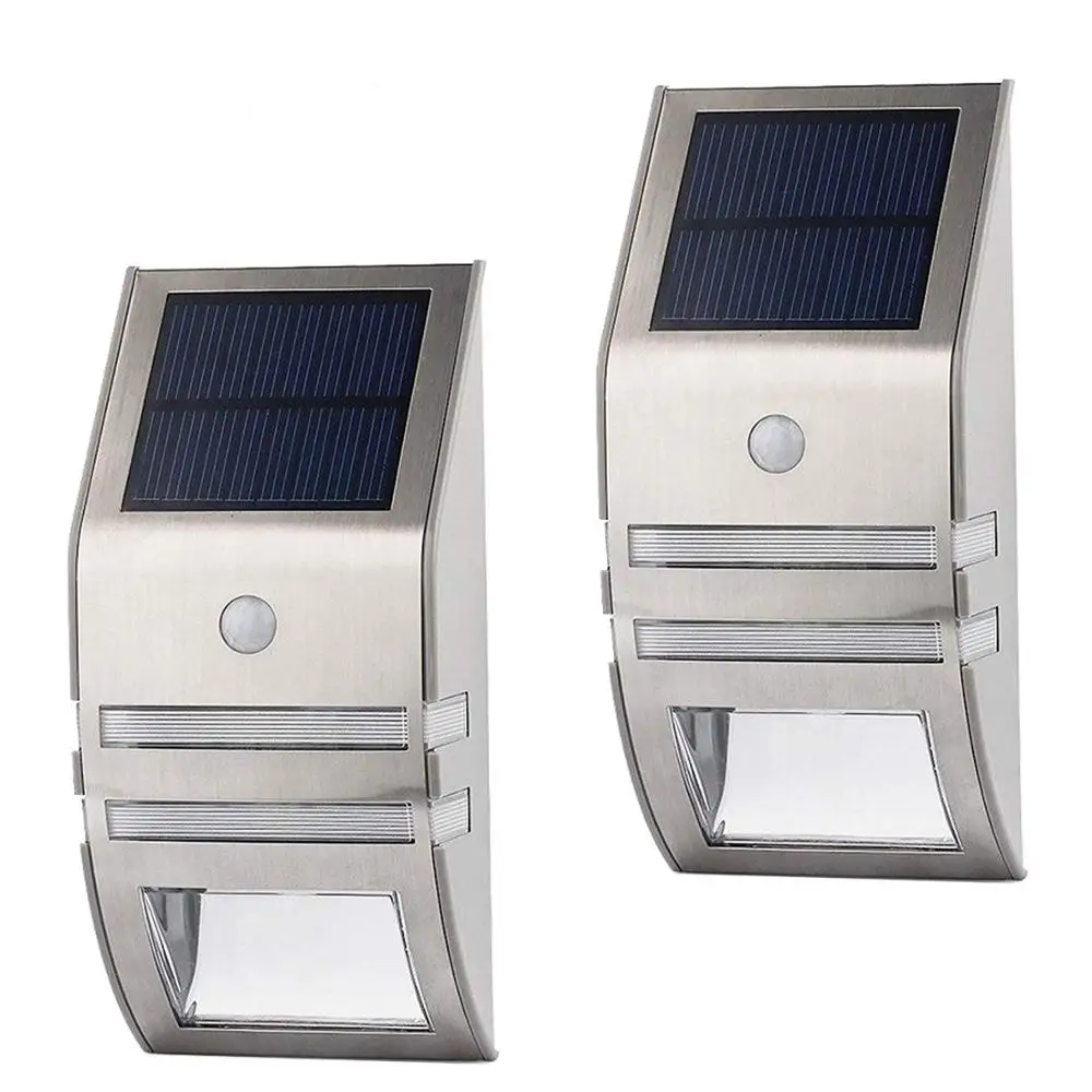 luminar outdoor solar led fence light