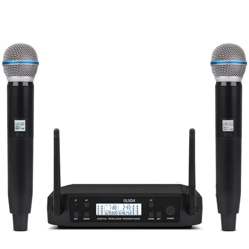 

UHF 2 Channels New Lapel Cordless Microphone With High Sensitivity, Black