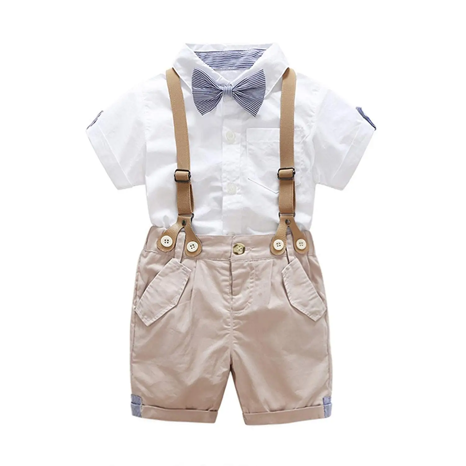 baby boy khaki pants with suspenders