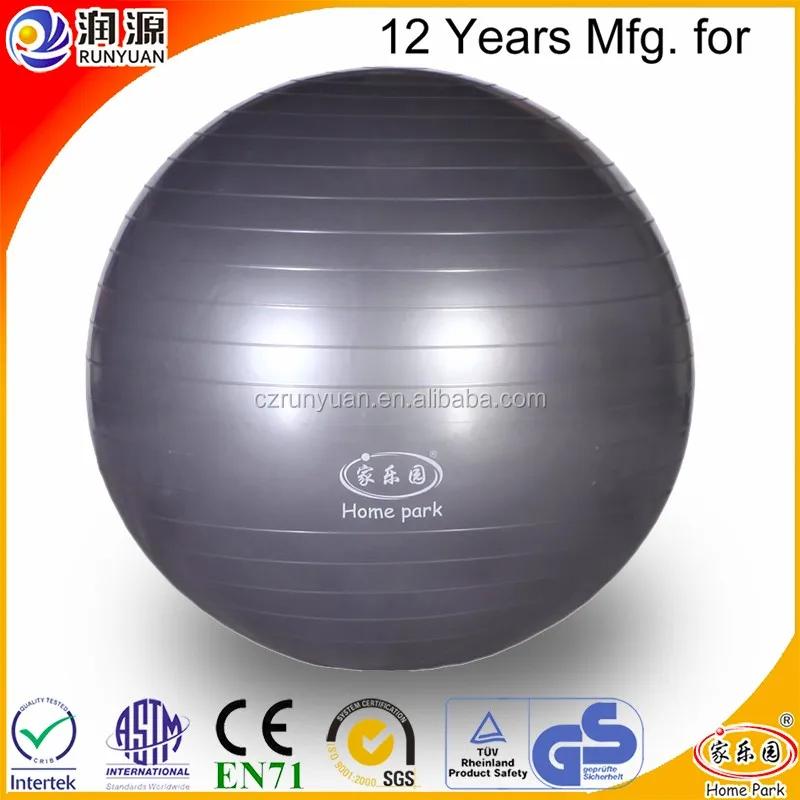 

75cm gym ball wholesale, yoga ball manufacturer ,fitness ball producer 6P passed, Blue/black/pink/violet/grey