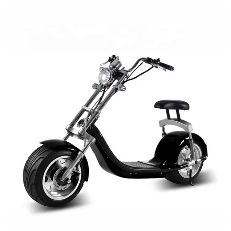Comfortable Wide Wheel Long Range 60V Electric Scooter Citycoco 2000W