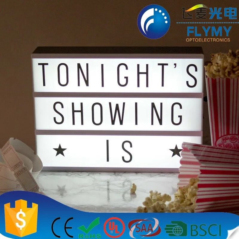 Lightbox LED A4 Con 254 Lettere - Cambio Colore, Telecomando, Per Decorazioni E Negozi - Foto 8