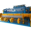 PVC Coated / Steel Wire Mesh Chain Link Fence Weaving Machine