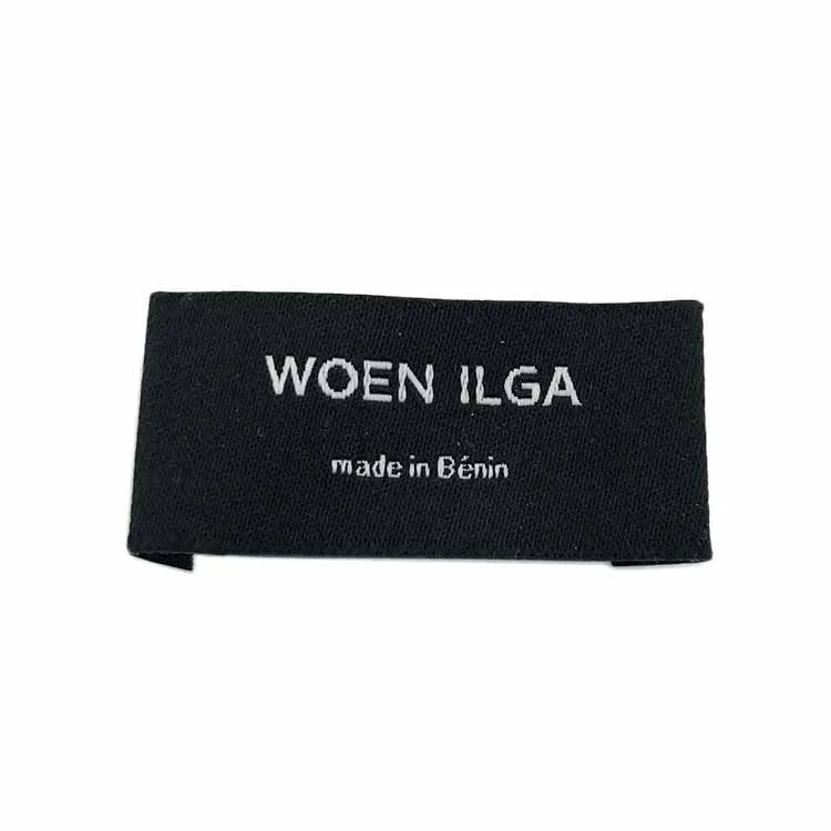 

Sewing style brand logo embroidered custom cloth woven label, As your request