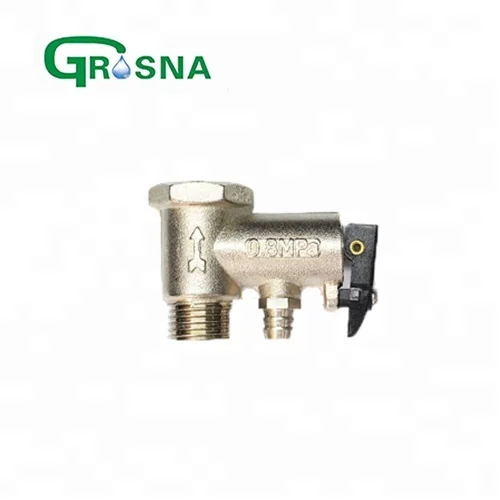 Water Heater Brass Safety Valves Check Customized Male Threaded