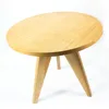 Home improvement ash wood veneer op with ash wood leg round dinning table