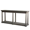 antique rustic french style wood console table