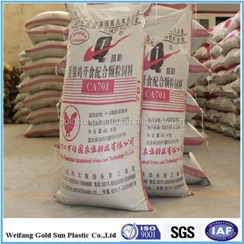 chicken feed sacks