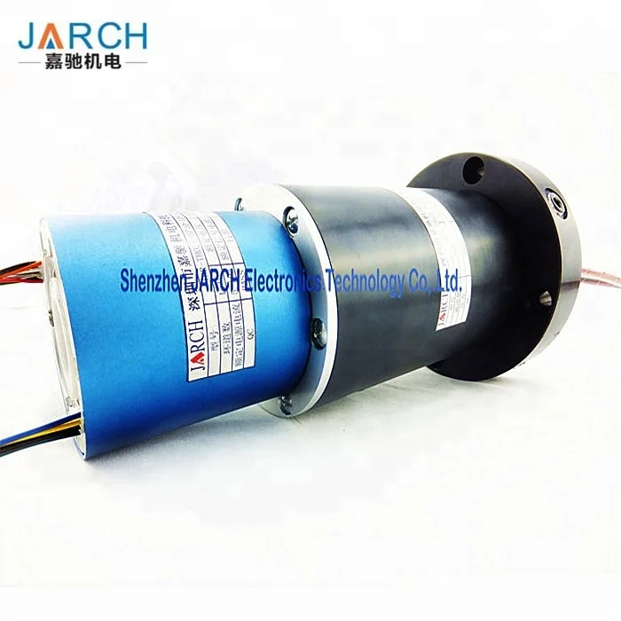 4 Passages 78mm 30RPM Electrical Ethernet Hybrid Slip Rings