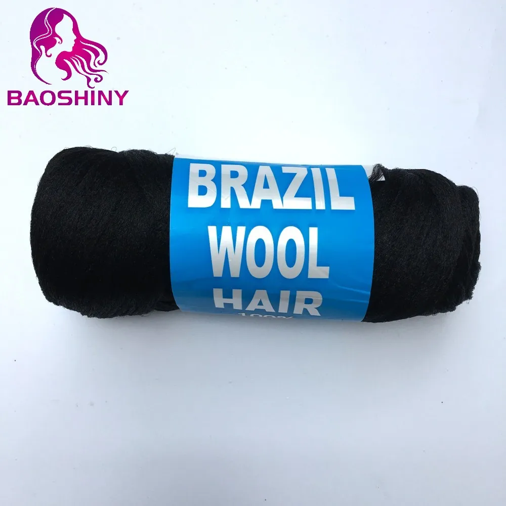 Wholesale Brazilian Wool Hair Acrylic Hand And Machine Knitting Blended